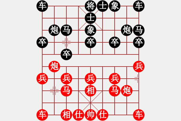 象棋棋譜圖片：李冰先勝 雨.下 光[422579932] - 步數(shù)：10 