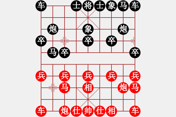 象棋棋譜圖片：獨(dú)行客―浪子[紅] -VS- 負(fù)分太后 魚[黑](3) - 步數(shù)：10 