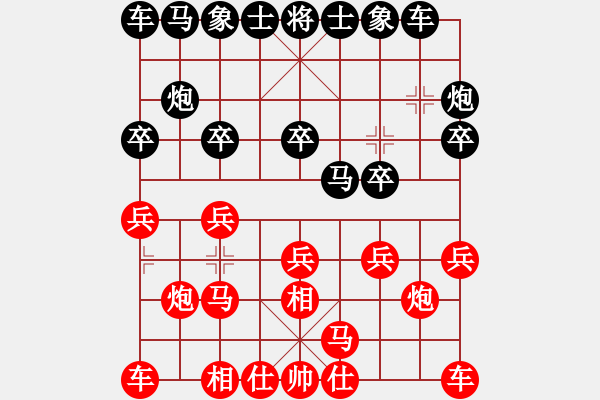 象棋棋譜圖片：紅勝_中國(guó)象棋-雷電模擬器_BUGCHESS_AVX2_93步_20231222212455357.xqf - 步數(shù)：10 