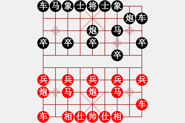 象棋棋譜圖片：鄭余任  先對  賴漢章 - 步數(shù)：10 