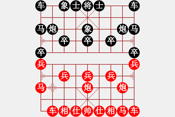 象棋棋譜圖片：點(diǎn)點(diǎn)風(fēng)聲[紅] -VS-昌哥 [黑] - 步數(shù)：10 