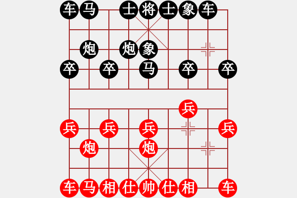 象棋棋譜圖片：仙人指路（業(yè)四升業(yè)五評(píng)測(cè)對(duì)局）我先勝 - 步數(shù)：10 