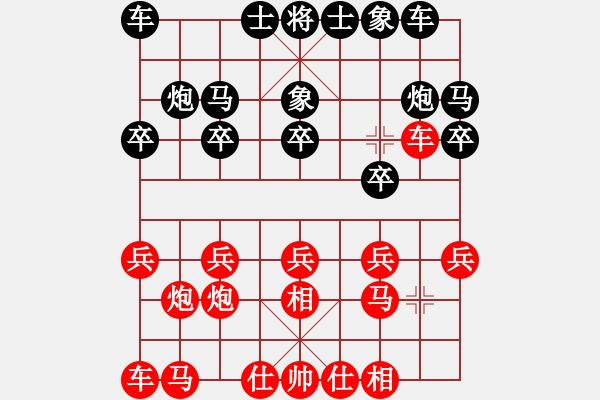 象棋棋譜圖片：涼山程咬金(7段)-勝-飛象震中炮(9段) - 步數(shù)：10 