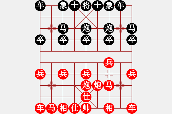 象棋棋譜圖片：煙臺(tái) 門志灝 勝 青島 董云坡 E10 仙人指路對(duì)卒底炮 - 步數(shù)：10 