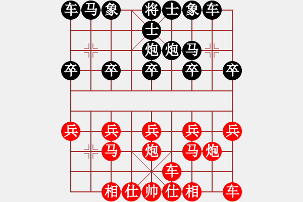 象棋棋譜圖片：橫才俊儒[292832991] -VS- 時代青年[980923668] - 步數：10 