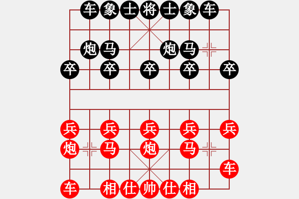 象棋棋譜圖片：云庫(北斗)-勝-專殺棋王庫(無極) - 步數(shù)：10 