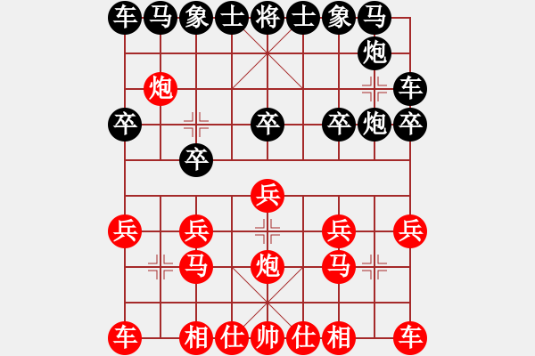 象棋棋譜圖片：從學棋冷門中領悟聚合與分擊 - 步數(shù)：10 