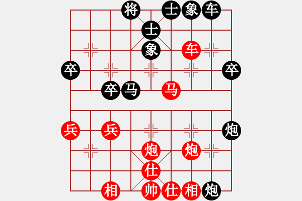 象棋棋譜圖片：弈林大師(5段)-勝-啊棋迷(7段) - 步數(shù)：40 