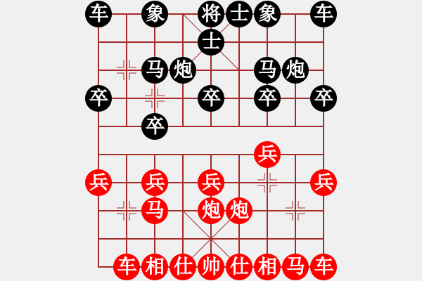 象棋棋譜圖片：分紅比例符合技術(shù)開 負(fù) 百煉成金 - 步數(shù)：10 