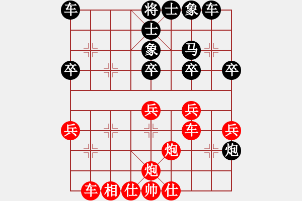 象棋棋譜圖片：分紅比例符合技術(shù)開 負(fù) 百煉成金 - 步數(shù)：30 