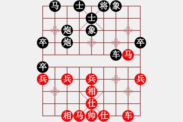 象棋棋譜圖片：醉棋渡河(初級)-負(fù)-棋天小圣(8級) - 步數(shù)：50 