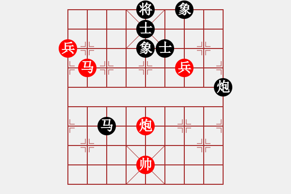 象棋棋譜圖片：俺俺下其(9級)-和-騎著豬對弈(1段) - 步數(shù)：107 