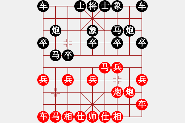 象棋棋譜圖片：lmfd(2段)-勝-qqhhzz(1段) - 步數(shù)：10 