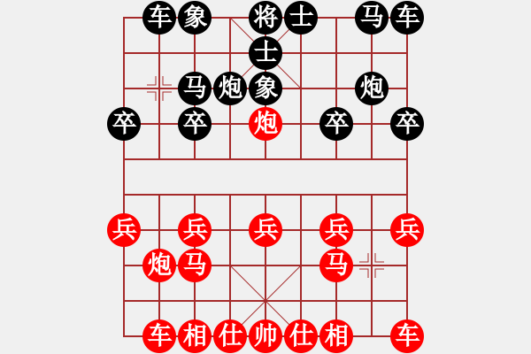 象棋棋譜圖片：先勝南帝：巧運(yùn)車大破牛角炮 細(xì)引離出帥鐵門閂 - 步數(shù)：10 