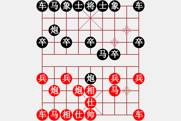 象棋棋譜圖片：許仙 - 步數(shù)：10 