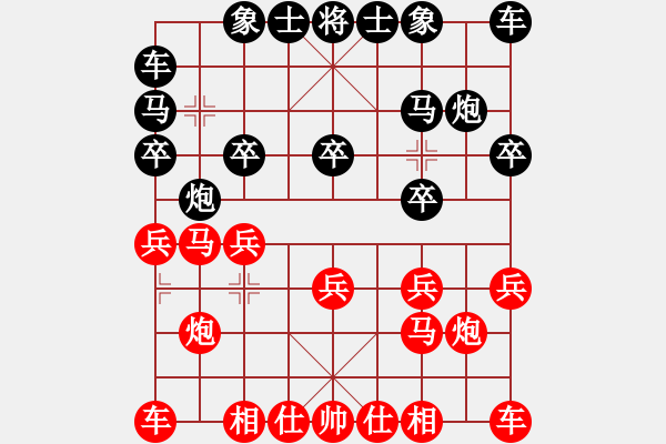 象棋棋谱图片：盘锦市棋院 吕恕豪 和 葫芦岛市 肖殿清 - 步数：10 