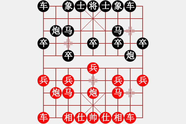 象棋棋譜圖片：許波（紅先勝）白馬王子.XQF - 步數(shù)：10 