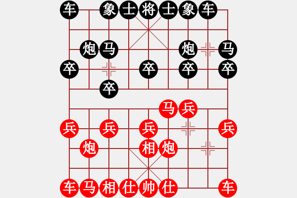 象棋棋谱图片：刘中学（棋圣1）先负于斯为盛（棋圣2）202403301337.pgn - 步数：10 