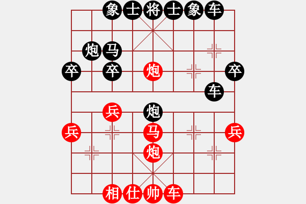 象棋棋譜圖片：中炮對屏風(fēng)馬左馬盤河（業(yè)四升業(yè)五評(píng)測對局）我后勝 - 步數(shù)：32 