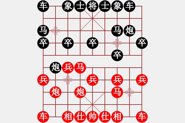 象棋棋譜圖片：張超先負(fù)梅健——弈于梅院長(zhǎng)辦公室—30 5——第三局 - 步數(shù)：10 