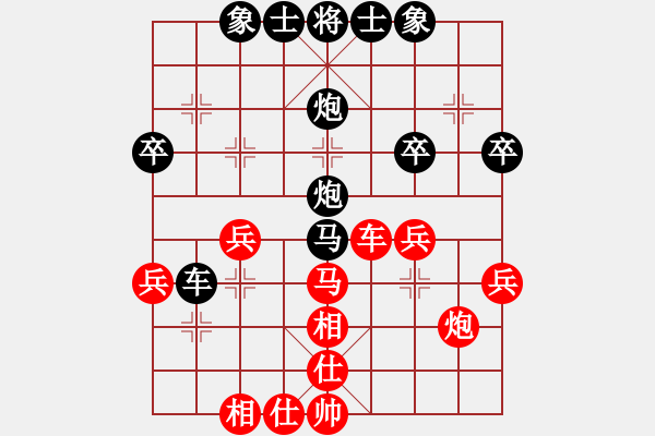 象棋棋譜圖片：市建一公司夏志強(qiáng)（和）鐵五局黃明昌 - 步數(shù)：40 