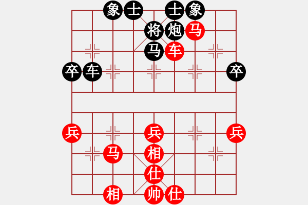 象棋棋譜圖片：桑巴斗牛[紅] -VS- 熱血盟●溫柔一刀[黑] - 步數(shù)：60 