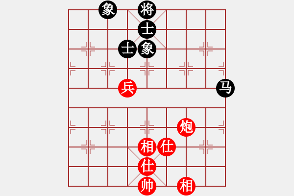 象棋棋谱图片：老夫菜豆腐(9段)-和-纯机砍人王(5r) - 步数：200 