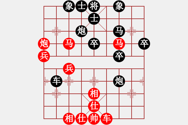 象棋棋譜圖片：中象―社區(qū) 中象-木頭 先負 中象-井中月 - 步數(shù)：40 