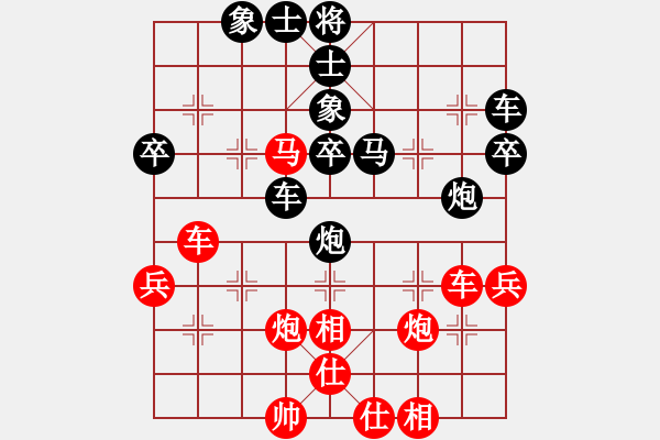 象棋棋譜圖片：魯大將軍紅負(fù)葬心【仕角炮對(duì)進(jìn)７卒】 - 步數(shù)：60 