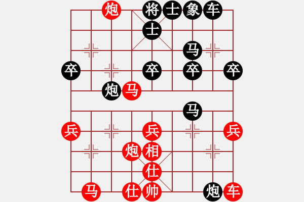 象棋棋譜圖片：鐳雕機(jī)(9段)-勝-jtzdy(9段) - 步數(shù)：30 