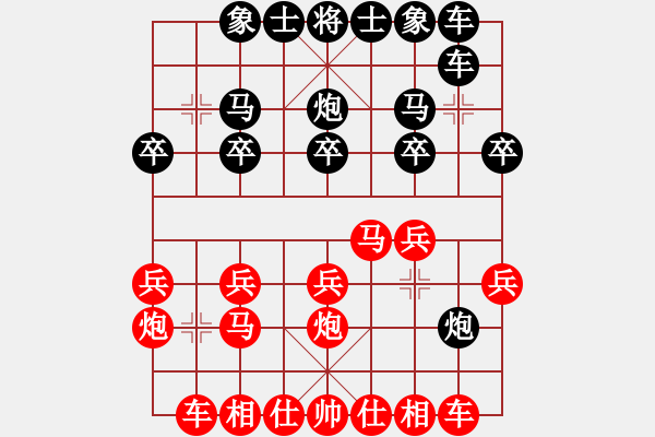 象棋棋譜圖片：2019第4屆智運(yùn)會象少女個賽張秋爽先勝周延禧7 - 步數(shù)：20 