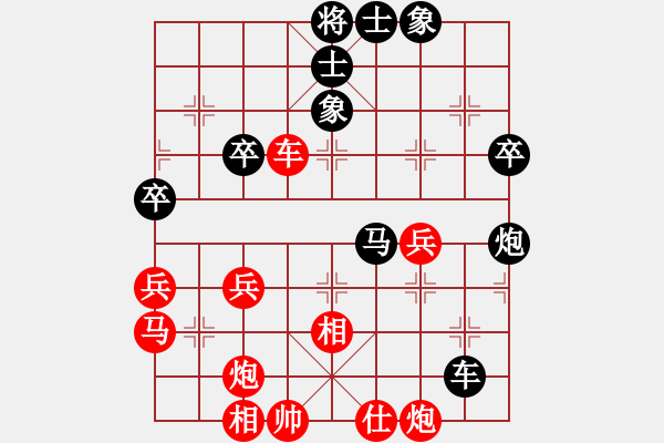 象棋棋譜圖片：20150426 第八屆高雄市議長盃全國象棋賽(3) 盧重源(七段) 先勝 陳品克(四段) - 步數(shù)：51 