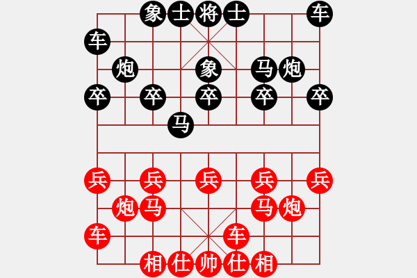 象棋棋谱图片：三哥对六哥 - 步数：10 