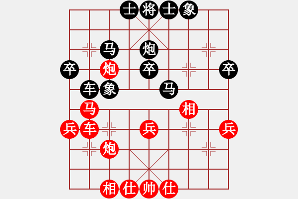 象棋棋譜圖片：個人 蔡佑廣 勝 個人 張際平 - 步數(shù)：40 