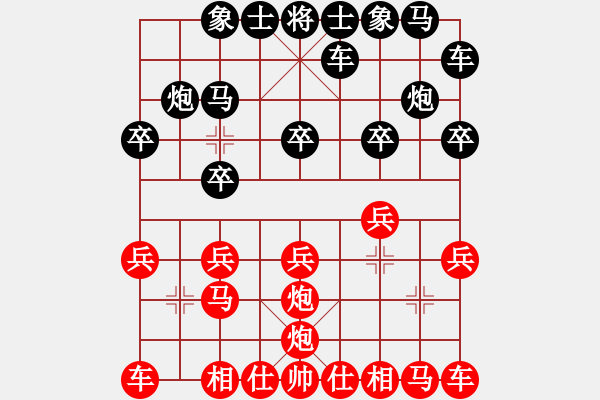 象棋棋譜圖片：★棋壇尊者★[407612993] -VS- naive[528532887] - 步數(shù)：10 