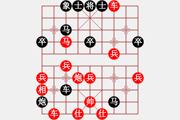 象棋棋譜圖片：杭州 王天一 勝 四川 孟辰 - 步數(shù)：40 