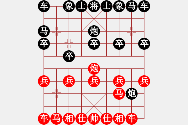 象棋棋譜圖片：一劍封喉[業(yè)四] 先勝 獨(dú)釣寒江雪[業(yè)四] - 步數(shù)：10 