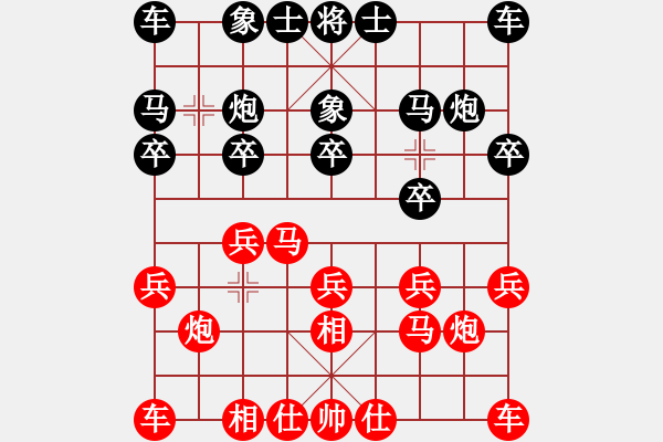 象棋棋譜圖片：王傳喜(2級(jí))-勝-淮南子(5級(jí)) - 步數(shù)：10 