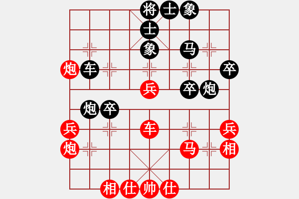 象棋棋譜圖片：煙雨飄搖(7段)-和-奇兵連線器(6段) - 步數(shù)：40 