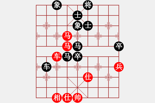 象棋棋谱图片：女子组：六7 杭州分院季洁先和杭州分院沈思凡 - 步数：80 