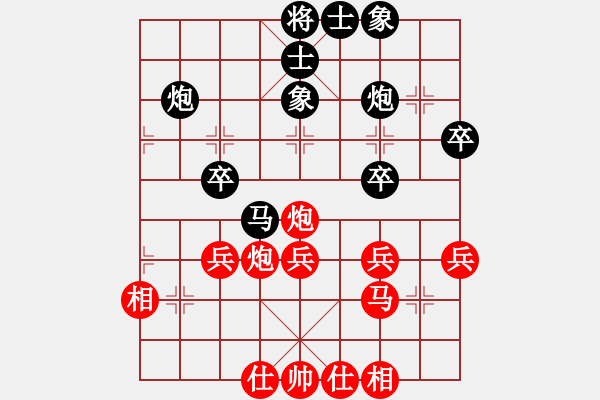 象棋棋譜圖片：屏風(fēng)馬防守五七炮系列2、進(jìn)馬封車應(yīng)直（車過河）橫車局，占2過河卒優(yōu)勢(shì)。棄馬攻擊是亮點(diǎn)（退炮窩心難破） - 步數(shù)：42 