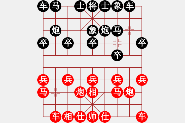 象棋棋谱图片：郑惟桐(CHN) vs 王天一(CHN) - 步数：10 