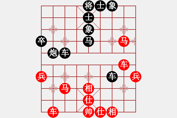 象棋棋譜圖片：只走過(guò)宮炮(5段)-勝-大兵小兵(8段) - 步數(shù)：40 