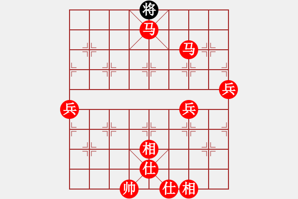 象棋棋譜圖片：棋局-4 a2 N2 - 步數(shù)：45 