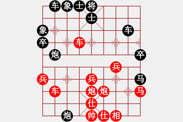 象棋棋譜圖片：逍遙派云(2段)-勝-神的一玩偶(9段) - 步數(shù)：40 