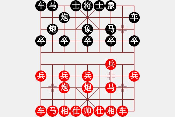 象棋棋譜圖片：避風(fēng)港[584438589] -VS- 長春大拿[2201881894] - 步數(shù)：10 