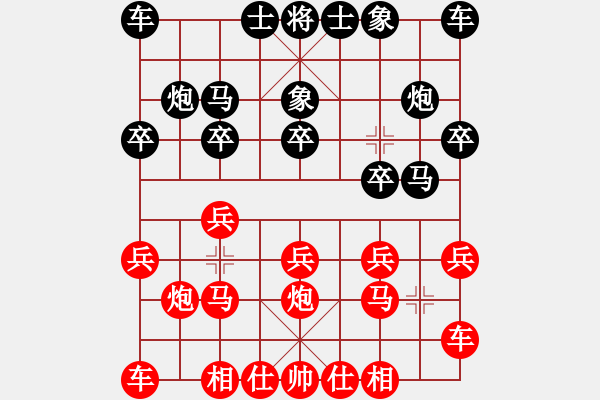 象棋棋譜圖片：陳琦 先勝 王震西 - 步數：10 