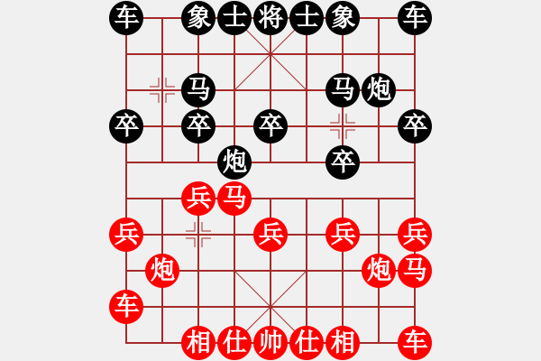 象棋棋譜圖片：2022.1.13.2JJ五分鐘先勝對(duì)兵局 - 步數(shù)：10 