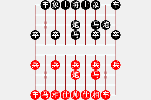 象棋棋譜圖片：妙打雙車見高低 - 步數(shù)：10 