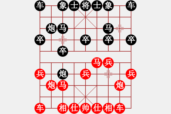 象棋棋譜圖片：無為無用 先勝 ttoommyy - 步數(shù)：10 